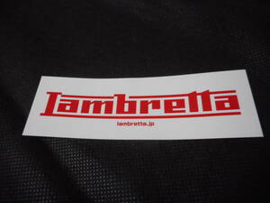 ランブレッタ ステッカー その②　未使用 折れ目？あり　長期保管品 lambretta.JP