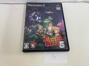 メタルスラッグ 6　ディスク良品 SONY ソニー PS2 プレイステーション2 動作確認済　SAKA16