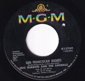 Eric Burdon And The Animals - San Franciscan Nights / Good Times (B) RP-Q399