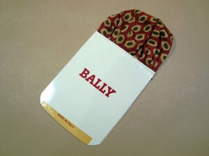 BALLY バリー★イタリア製 ポケットチーフ★シルク100%★ヴィンテージ美品