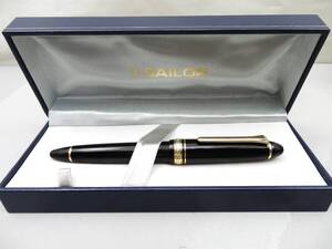 SAILOR　FOUNDED プロフィット 1911 21K・875 中細 万年筆 約17.26g 現状品 売り切り