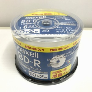 【未使用】 マクセル maxell 録画用BD－R 50枚＋2枚 未開封品 BRV25WPAN.52SP