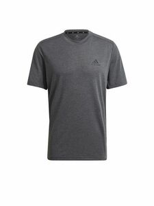 新品未使用タグ付き アディダスadidas 半袖Tシャツ 機能性Tシャツ トレーニングウエア スポーツウエア AEROREADY D2M メンズL グレイグレー