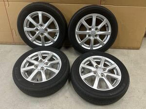 ■282 ダイハツ ムーブ ワゴンR タント アルト等 純正 14in4.5J+45 4穴 PCD100 ヨコハマタイヤ BluEarth 155/65R14 2020年 ラジアル