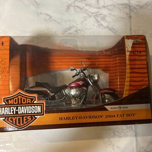 レア　ERTL American Muscle 1/18 Harley-Davidson 2004 FAT BOY ハーレーダビッドソン ファットボーイ バイク ミニカー　モデルカー