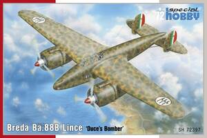 ◯ SPECIAL HOBBY スペシャルホビー／ブレダ Ba.88B リンチェ　(1/72)