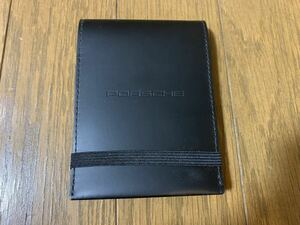 【新品未使用品】Porscheポルシェメモ帳　8×11センチ　黒色