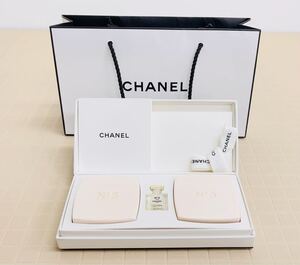 I♪ 未使用品 CHANEL 75g × 2 N°5 No5 シャネル ナンバーファイブ Savon サヴォン サボン 石けん ボディケア 箱付き 