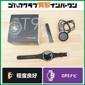 ★売切り★【腕時計型GPSナビ】ボイスキャディ Voice Caddie T9 ゴルフウォッチ ブラック GPSゴルフナビ GPSナビ 腕時計型 距離測定器