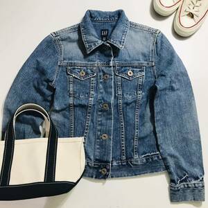 100円 ギャップ GAP デニムジャケット Gジャン XS