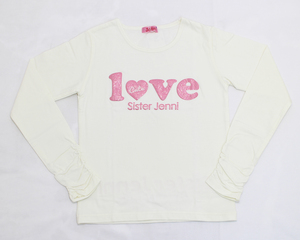 最終OFF【SISTER JENNI】160/シスタージェニイ/Tシャツ/シロ