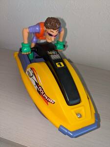 【希少】【未使用】Jetoforce - DOLPHIN ゼッケン1番 ジェットスキー ジェットボートお風呂や川などで走らせ遊ぶおもちゃ