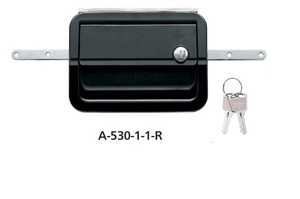 タキゲン　ラッチ式大型平面ハンドル（2点締）A-530-1-1-R