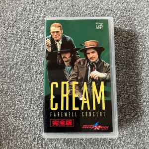 【VHS】クリーム 伝説公演 完全版 CREAM FAREWELL CONCERT【動作未確認】エリック・クラプトン ジャック・ブルース ジンジャー・ベイカー