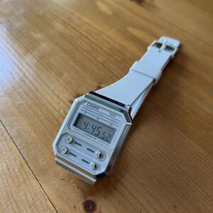 【新品並】CASIO A100WEF-8A チープカシオ サンド CASIO 腕時計 ユニセックス レトロデジタル ビジネス 復刻版