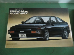 超希少 未組立品　FUJIMI　1/24　TOYOTA　AE86　TRUENO　3door　1600GT　APEX