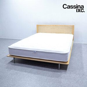 【展示品】Cassina ixc. カッシーナイクスシー CALM bed カーム クイーンサイズ ベッド ホワイトアッシュ イクスシー R&D 定価84万