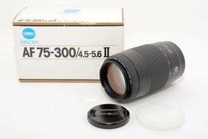 【良品】MINOLTA ミノルタ AF 75-300mm F4.5-5.6 II オートフォーカスZOOMレンズ #3431