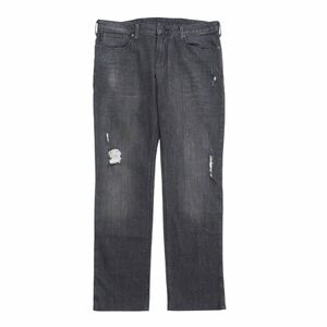 GP1904 ARMANI JEANS アルマーニジーンズ/メンズ32/6Y6J06 6D35Z/ストレッチ/デニムパンツ/ジーンズ/ブラック系