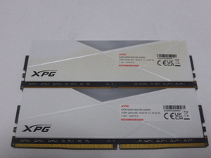 メモリ デスクトップパソコン用 ADATA XPG D50 RGB DDR4-3200 PC4-25600 16GBx2枚 合計32GB 起動確認済みです　カバーに変色がございます