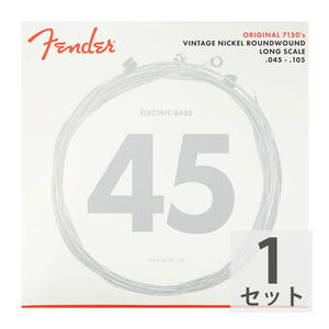 フェンダー Fender Bass Strings Pure Nickel 7150M 45-105 エレキベース弦