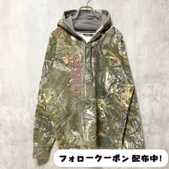 古着 used　Cabelas　カベラス　長袖リアルツリーカモパーカー　カモフラージュ　ロゴワッペン　個性的　秋冬服