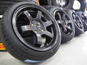 軽量 コンケイブ カスタム 引っ張り 15inch 4-100 6.5J+38 GM TOYO ナノエナジー3 165/50R15 軽トラ 軽自動車 軽バン ワゴンR ムーヴ