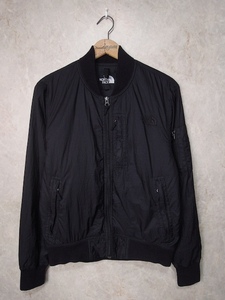 ノースフェイス GD Vintage Zepher Q Three Jacket◆NY81663/メンズSサイズ/黒/MA-1/ブルゾン/中綿ジャケット/アウトドア