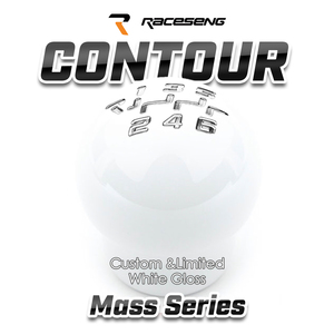 RACESENG：レースセング：CONTOUR（コンツアー）RING リングエングレービング：ホワイトグロス：ステンレス製：500g