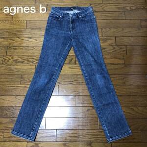 【送料無料】agnes bスキニージーンズW27相当レディース　アニエスベーデニムパンツボトムス