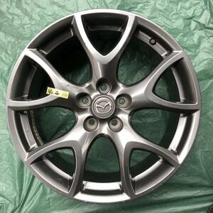 送料無料 マツダ RX-8　TypeRS 後期型純正BBS製 19インチ 8J +47 PCD114.3 5H 鍛造 アルミホイール　1本　RG503 No4