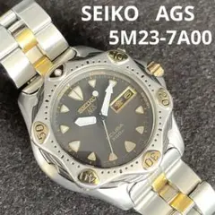 SEIKO 5M23-7A00 AGS SCUBAダイバーズウオッチ ジャンク