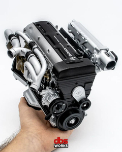 トヨタ スープラ MKIV/アリストテレス 1/4 2JZ-GTE 純正 非 VVT-i スケールエンジン - 組み立て済み - ブラック