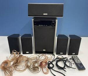  2-78/2-120　ONKYO オンキョー デジタルサラウンドシステム スピーカー セット HTX-11PAW/D-11XC/D-11M/HTX-11ST リモコン ケーブル付き