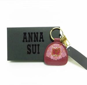 【アパレル】☆ほぼ未使用☆ ANNASUI アナスイ キーリング キーケース タグ 箱付き レザー レディース 人気 おしゃれ