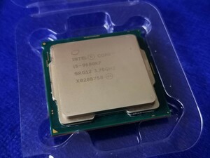 1円出品 Intel i5-9600KF SRG12 3.7GHz 美品 実物撮影 LGA1151 送料無料