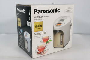 1円～ 未使用品 Panasonic パナソニック 海外向け 電動ポット NC-SSA300 W 220V 日本製 浄水ジャーポット 電気ポット ホワイト T806