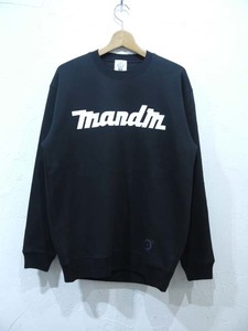 M&M HEAVY SWEAT(23-MSW-004)/BLACK/Lsize/makita/新品未使用