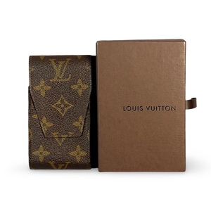 LOUIS VUITTON ルイヴィトン モノグラム シガレットケース 煙草ケース 小物入れ ポーチ ブラウン