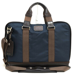 TUMI トゥミ ビジネスバッグ 222390NVY2 Alpha Bravo Andrews Slim Brief アンドリュース スリム ブリーフ バリスティックナイロン ナパレ