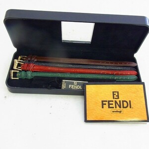 M737-Y25-2958 FENDI フェンディ 時計 ベルトセット 箱付き 現状品②