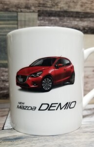 未使用 MAZDA マツダ デミオ マグカップ 非売品　８０周年記念