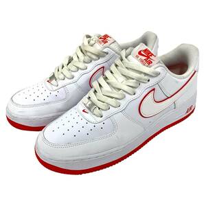 NIKE ナイキ AIR FORCE1 エアーフォース1 DVO788-102 27cm ホワイト レッド 白系 メンズ 中古品