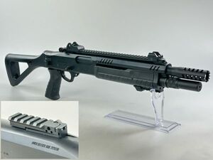 【秋SALE】BO Manufacture Fabarm STF 12 Compact ガスショットガン FCW製マウントセット BK 3発 6発切替 検) M4A1 M16 M870 SPAS M3 STF12