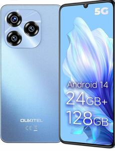 OUKITEL C50 スマホ 本体 SIMフリー - 5G スマートフォン 90Hz 6.8インチHD+ すまほ アンドロイド 14 24GB + 128GB 格安スマホ本体 