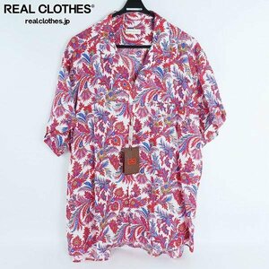 ☆【未使用】ETRO/エトロ リネンシャツ マルチカラー 花柄/半袖シャツ/3XL /LPL