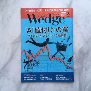 ウエッジ　 Wedge 　2020年3月号　「 AI値付け」の罠　日本の脆弱な技術管理　　JR