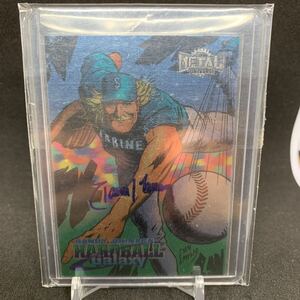 1998 fleer metal universe randy johnson auto 証明付　直筆サインカード　ランディ　ジョンソン