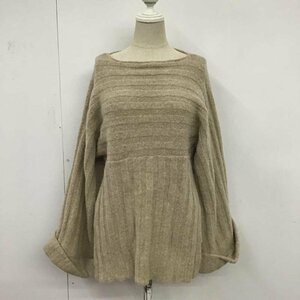 SLY FREE スライ ニット、セーター 長袖 0309AY70-0560 フレアスリーブニット Knit Sweater ベージュ / ベージュ / 10083431