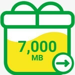 マイネオ　パケット7000ＭＢ mineo マイネオ パケットギフト